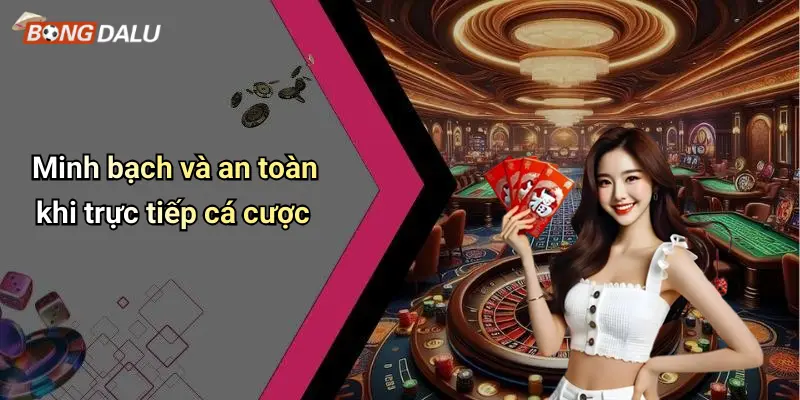 Minh bạch và an toàn khi trực tiếp cá cược