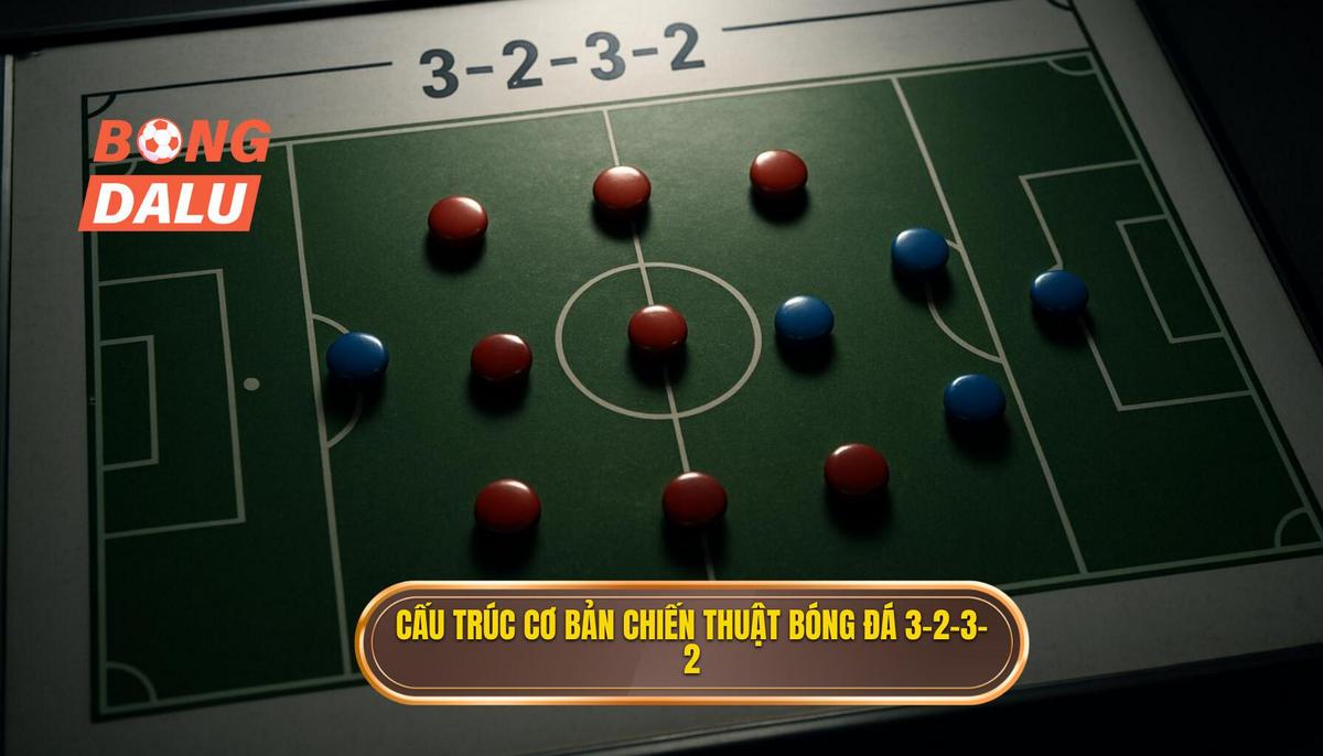 Nền tảng và cấu trúc cơ bản của Chiến thuật bóng đá 3-2-3-2