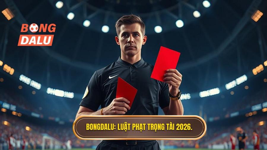 Bongdalu_ Luật phạt trọng tài 2026.