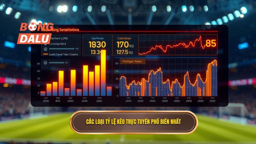 2. Các loại tỷ lệ kèo trực tuyến phổ biến nhất hiện nay
