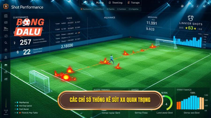 Các chỉ số thống kê sút xa cần quan tâm