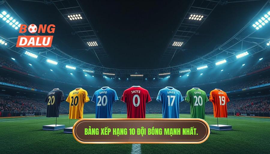 Chi tiết Top 10 đội bóng mạnh nhất thế giới hiện nay